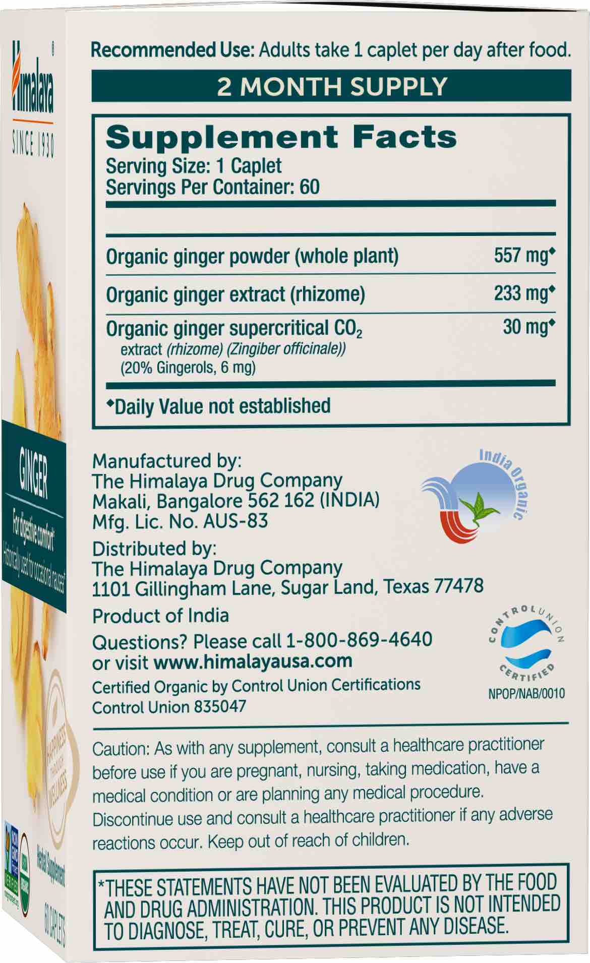 Organic Ginger