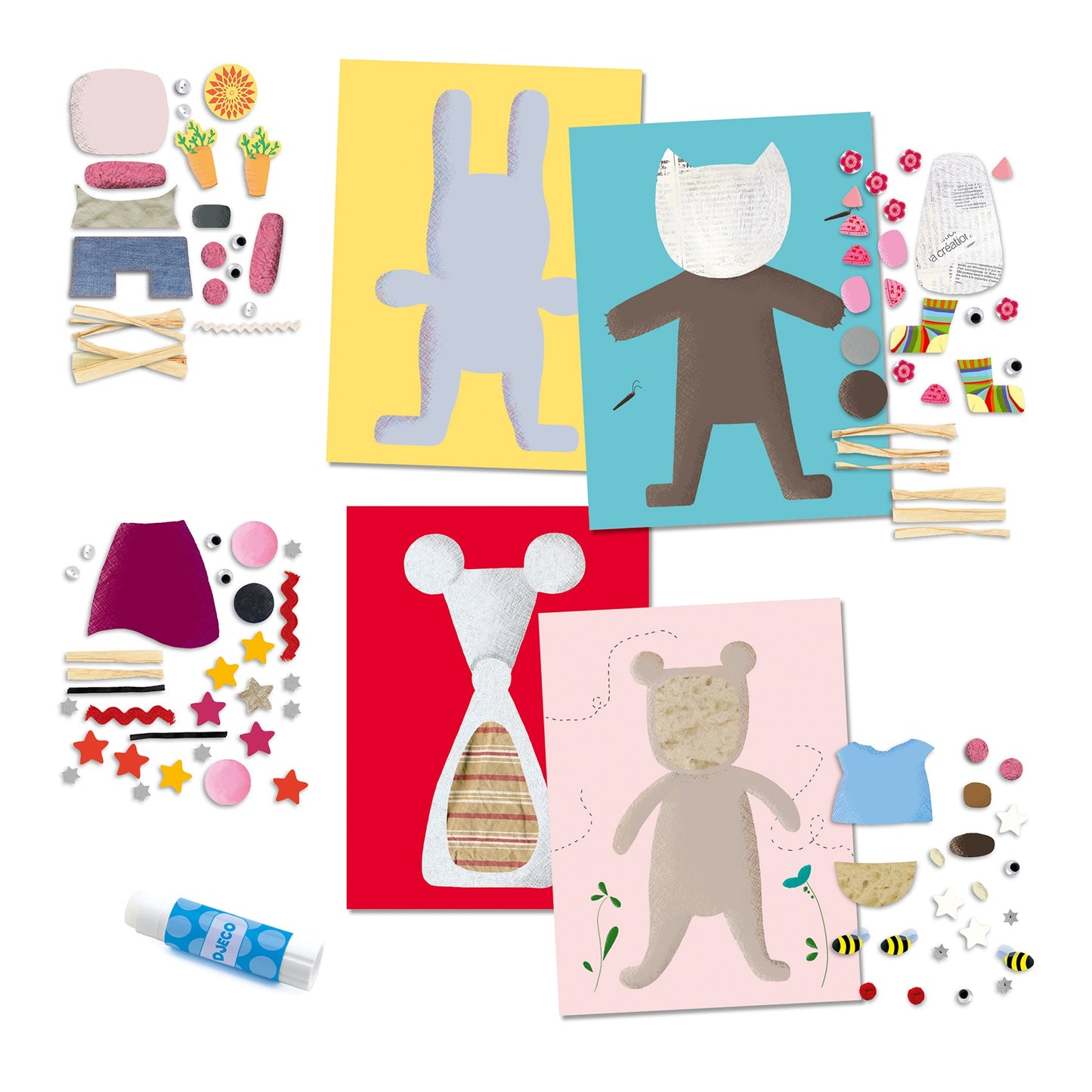 Collages for Little Ones Craft Kit made with FSC® Certified Paper