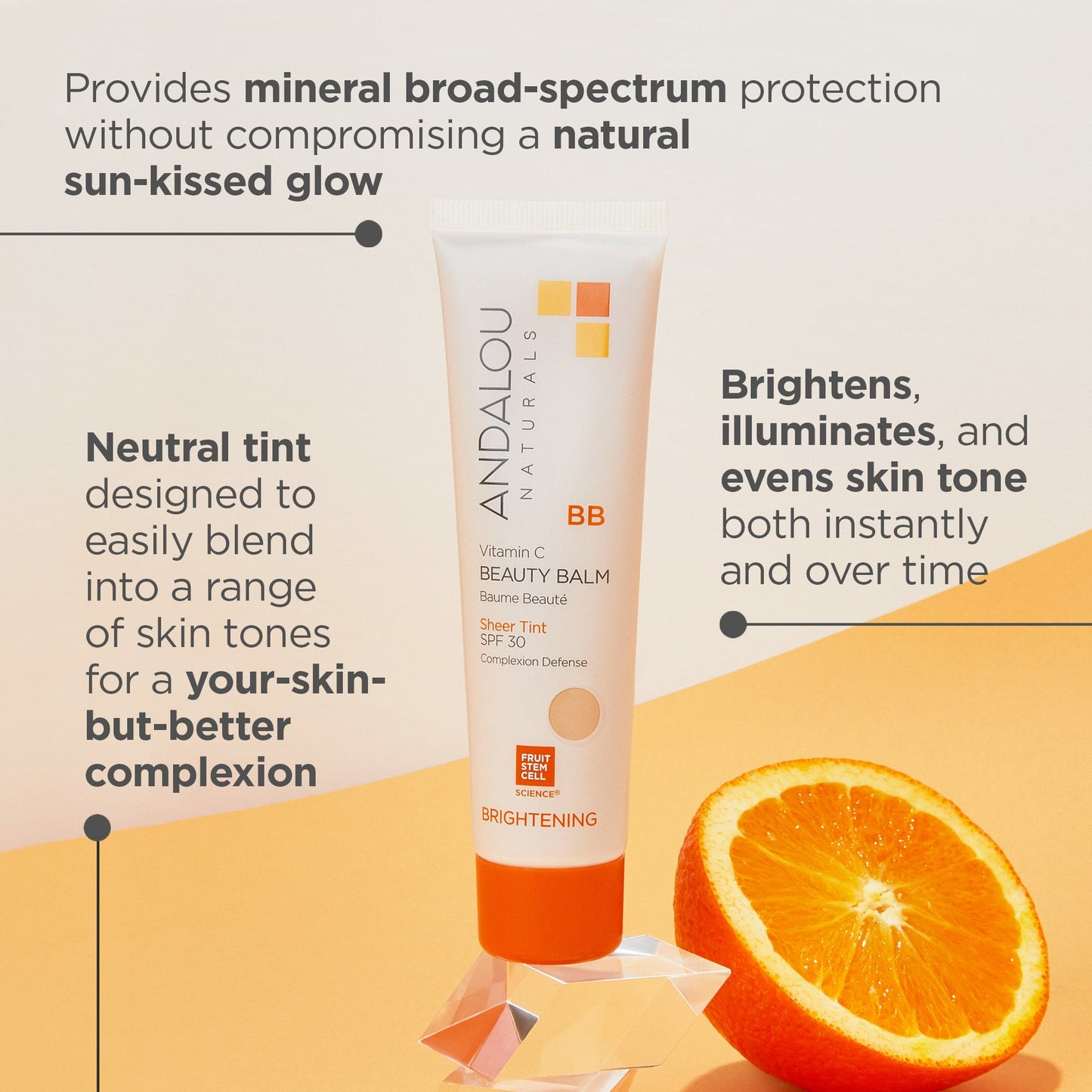Brightening Vitamin C BB Beauty Balm Sheer Tint SPF 30