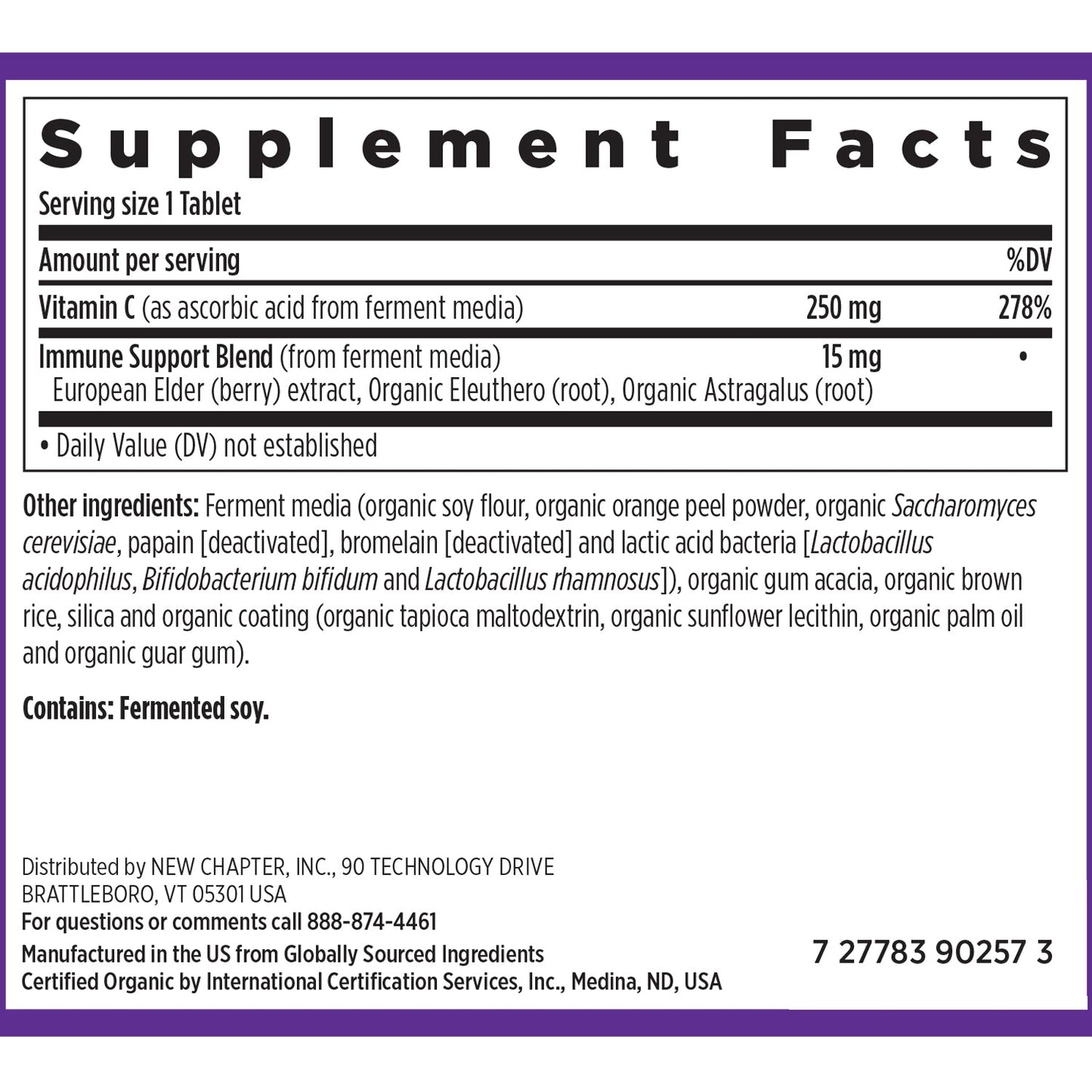 Fermented Vitamin C Supplement