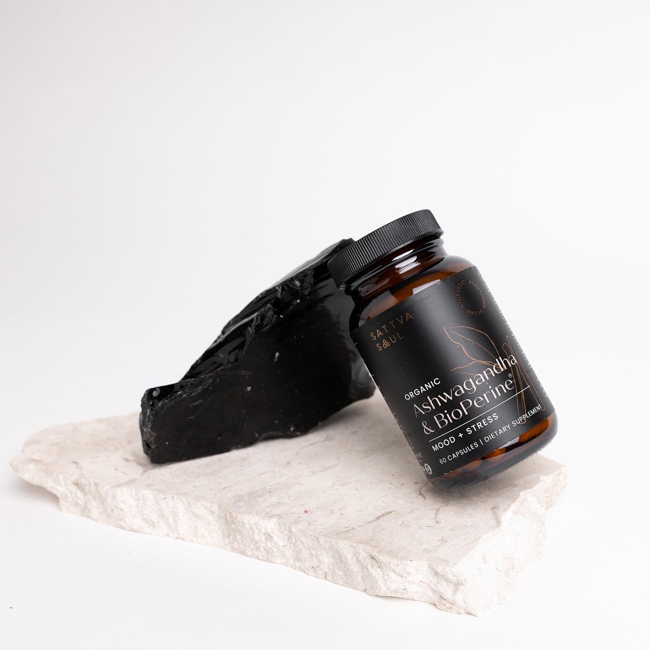Organic Ashwagandha & Bioperine - For Mood and Stress