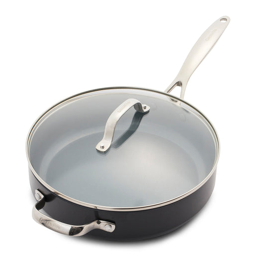 Valencia Pro Nonstick. Ceramic Sauté Pan with Lid. 4.5 Qt