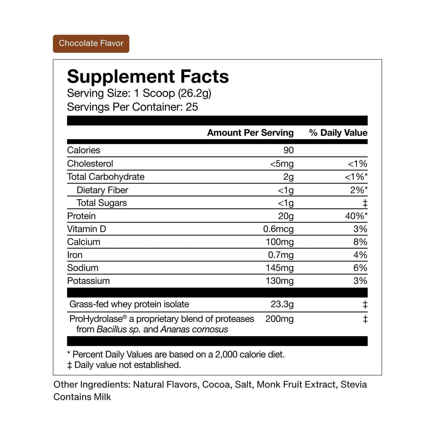 Grass Fed Whey Protein Isolate