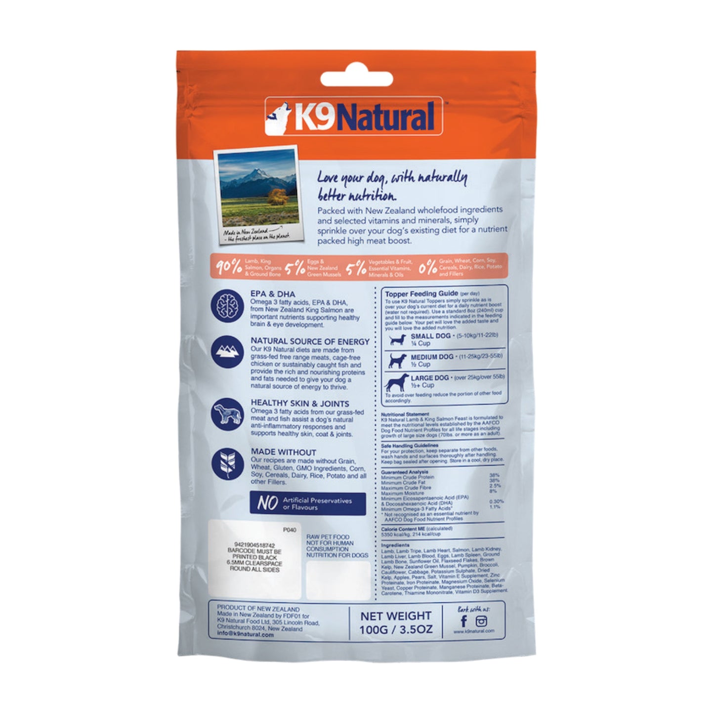 Grain-Free Freeze-Dried Dog Food Topper