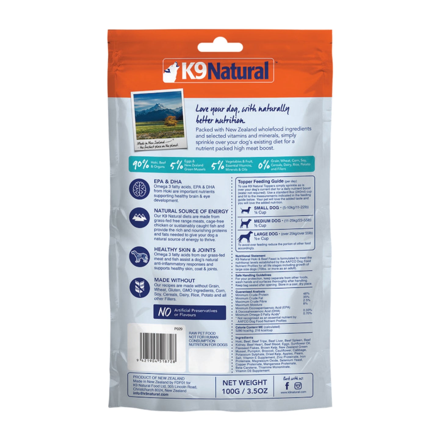 Grain-Free Freeze-Dried Dog Food Topper