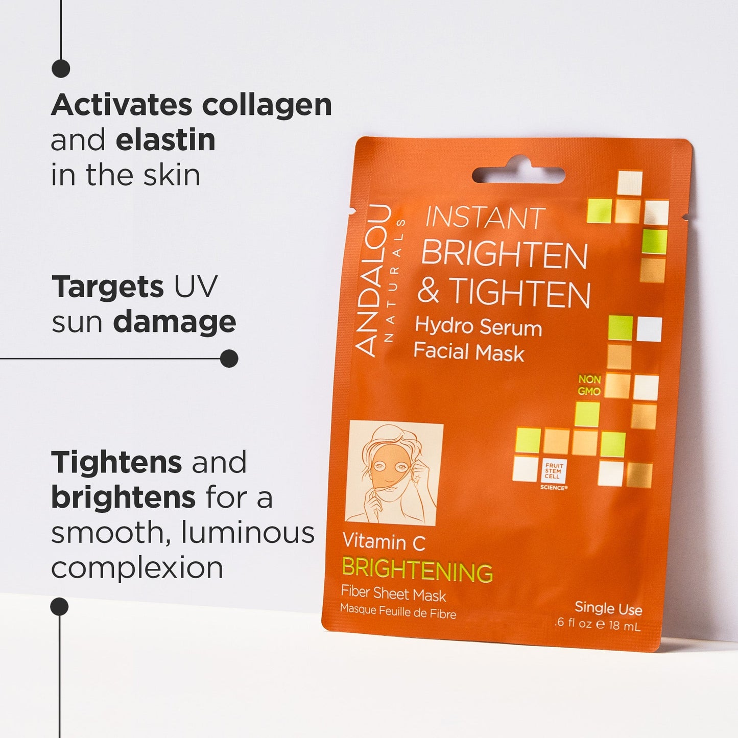Brighten & Tighten Hydro Serum Facial Sheet Mask