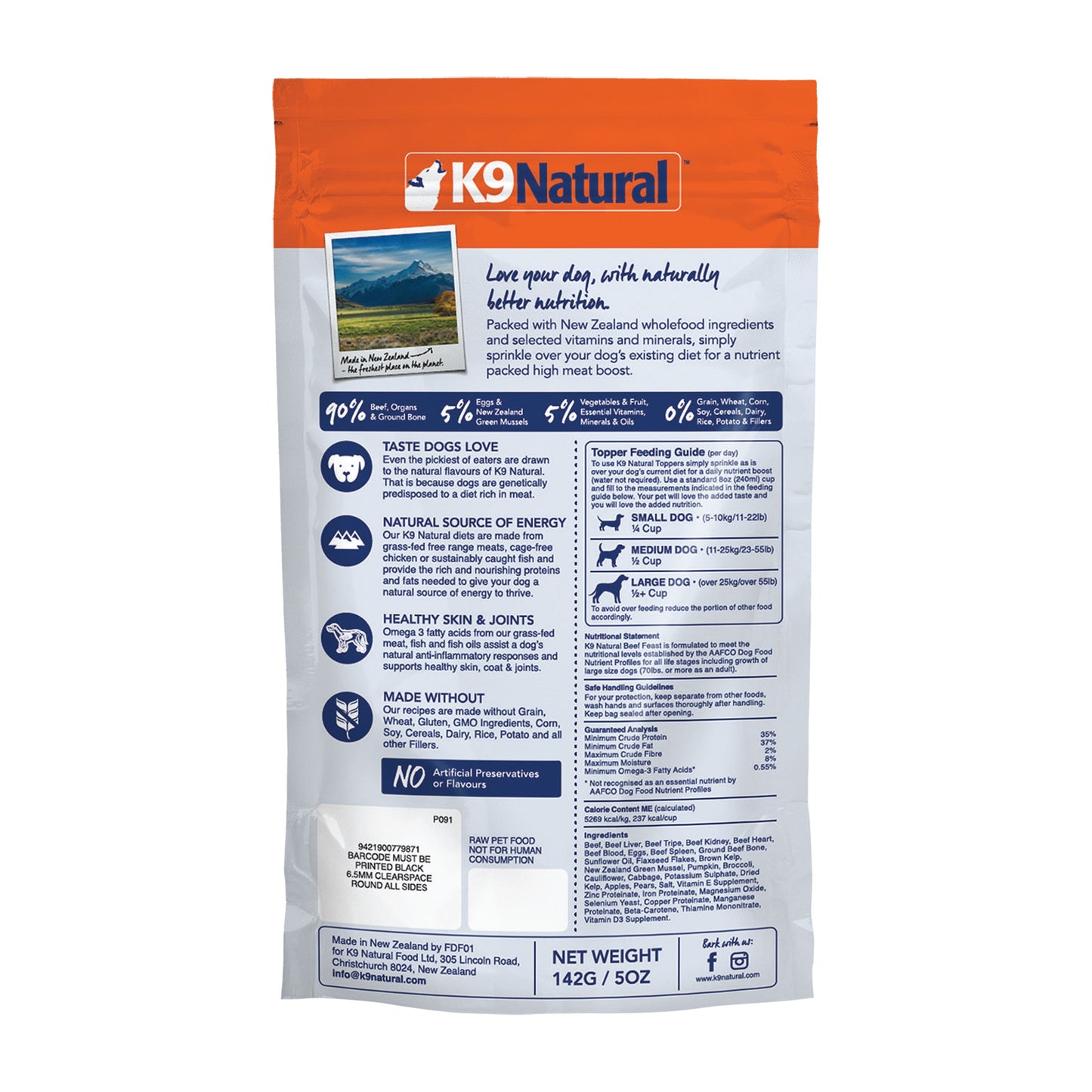 Grain-Free Freeze-Dried Dog Food Topper